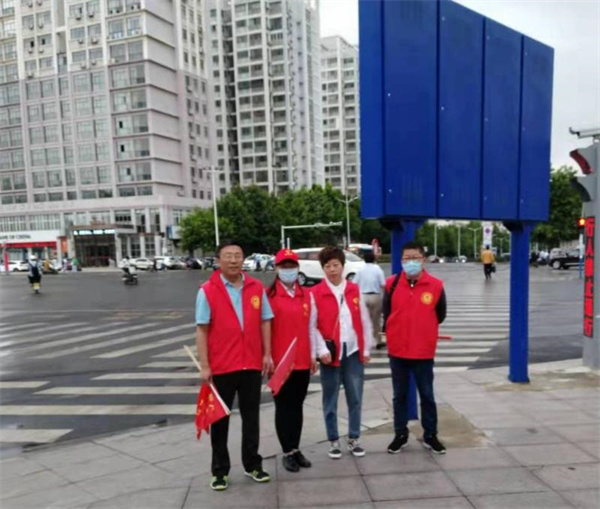 淮南市科技局開展文明交通勸導(dǎo)志愿服務(wù)活動(dòng)