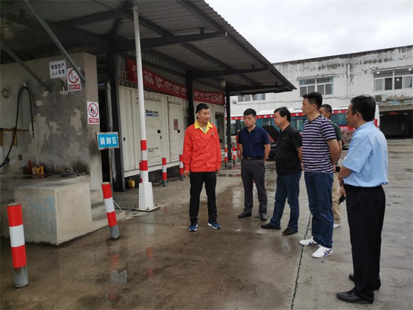 淮南市城鄉(xiāng)建設(shè)局來區(qū)督查城鎮(zhèn)燃氣安全管理工作