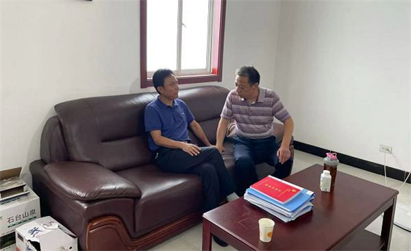 淮南市許林副局長(zhǎng)調(diào)研指導(dǎo)八公山糧食分局黨建工作