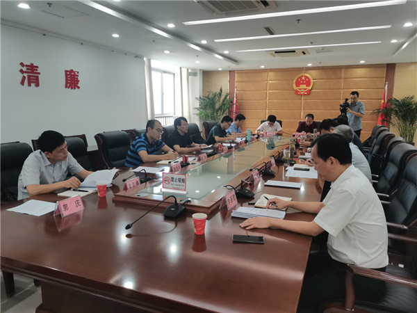 淮南市水利部、司法部水行政執(zhí)法監(jiān)督檢查組來我市監(jiān)督檢查