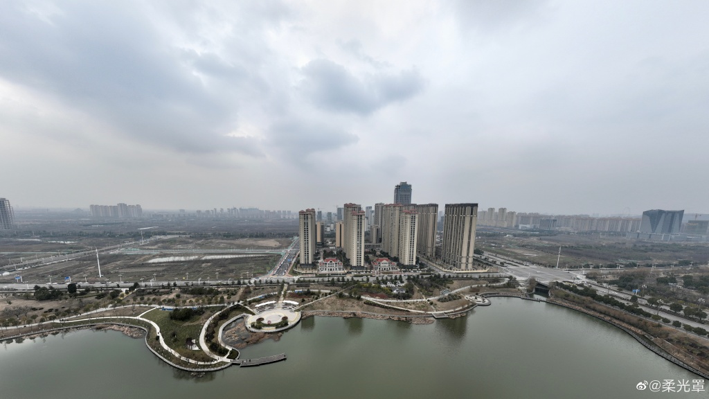 【圖說淮南】——快來看看淮南中央公園的俯瞰角度！