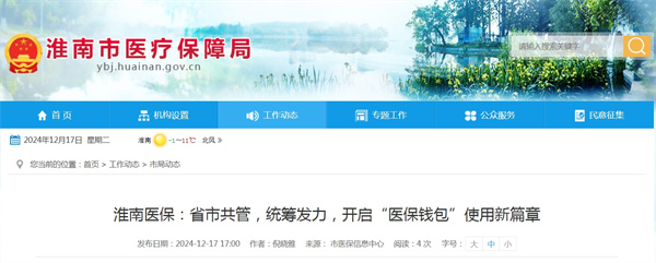 淮南醫(yī)保：省市共管，統(tǒng)籌發(fā)力，開啟“醫(yī)保錢包”使用新篇章.jpg