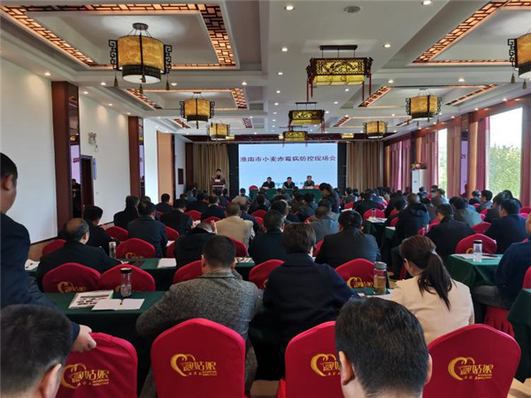 淮南：全市小麥赤霉病防控現(xiàn)場(chǎng)會(huì)在壽縣召開(kāi)